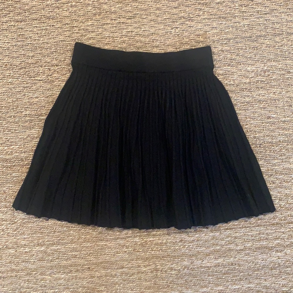 Pleated Black Skirt